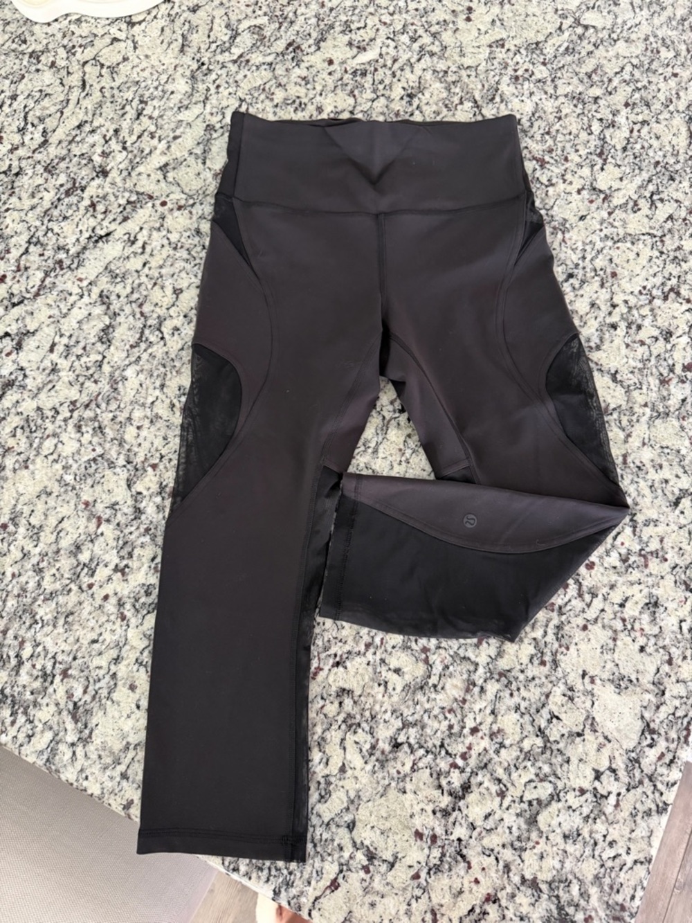 Black High-Waist Athletic Leggings